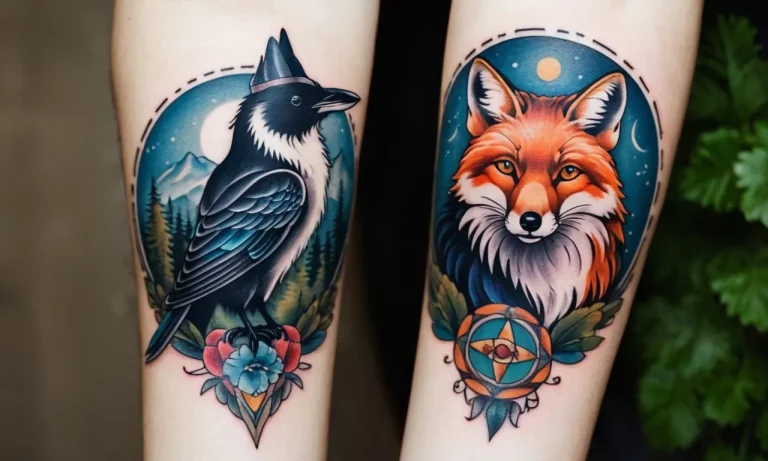 Fox And Raven Tattoo Meaning: Unveiling The Symbolism Behind These Captivating Designs