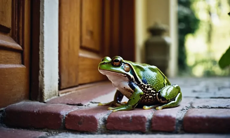 Frog On Doorstep Meaning: Uncovering The Symbolism And Superstitions