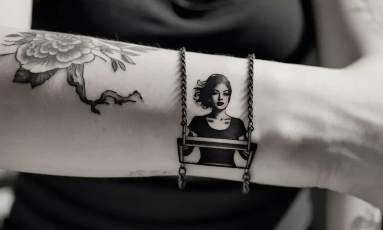 Girl On Swing Tattoo Meaning: Unveiling The Symbolism Behind This Captivating Design