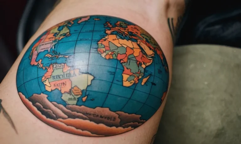 Globe Tattoo Meaning: Exploring The Symbolism Behind This Iconic Design