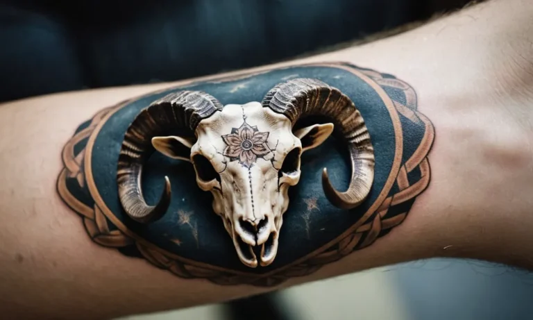 Goat Skull Tattoo Meaning: Unveiling The Symbolism Behind This Intriguing Design