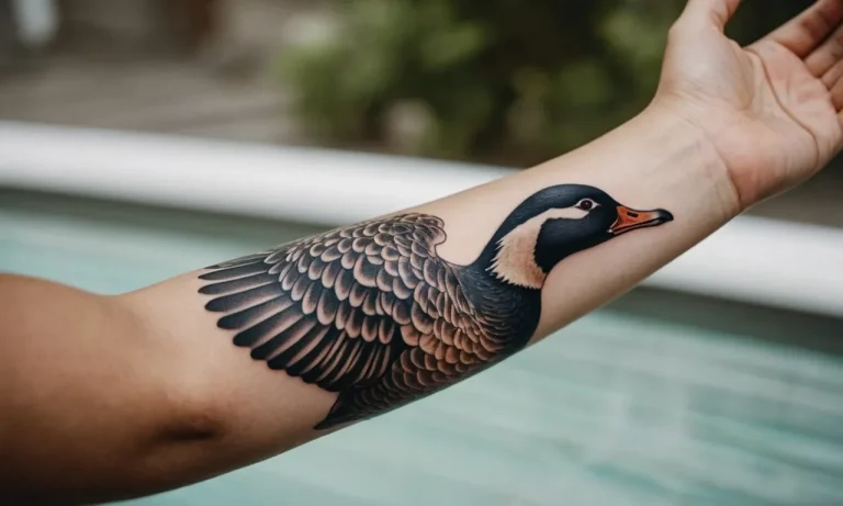 Goose Tattoo Meaning: Exploring The Symbolism And Significance