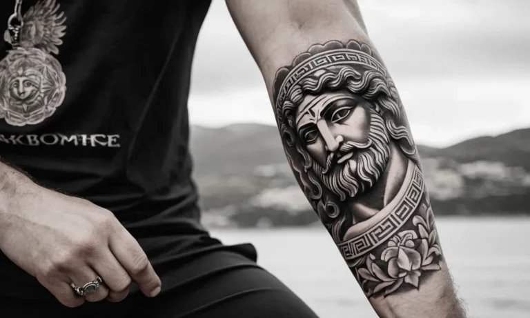 Greek God Tattoo Meaning: Exploring The Symbolism And Significance