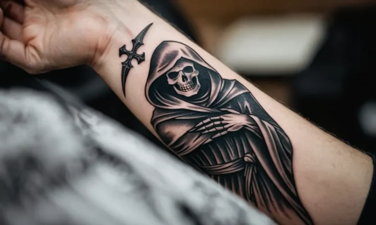 Grim Reaper Tattoo Meaning: Unveiling The Symbolism Behind This Iconic Design