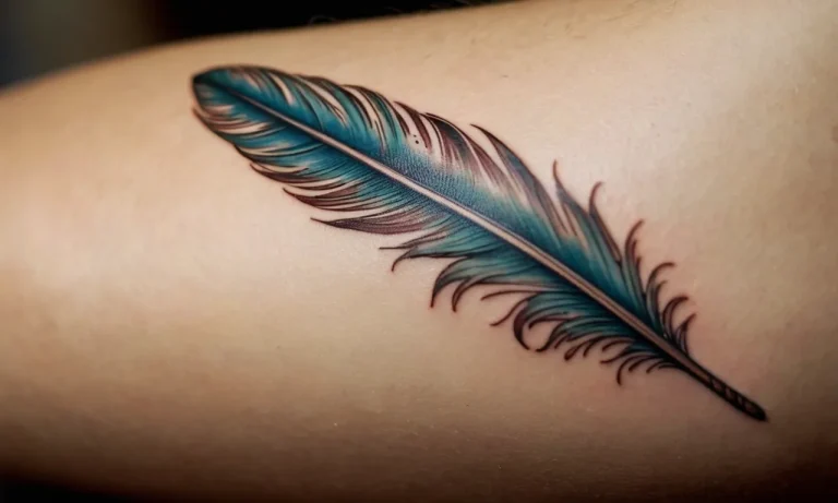 Guardian Angel Feather Tattoo Meaning: A Comprehensive Guide