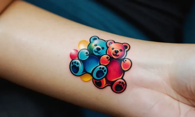 Gummy Bear Tattoo Meaning: Exploring The Symbolism Behind This Sweet Ink
