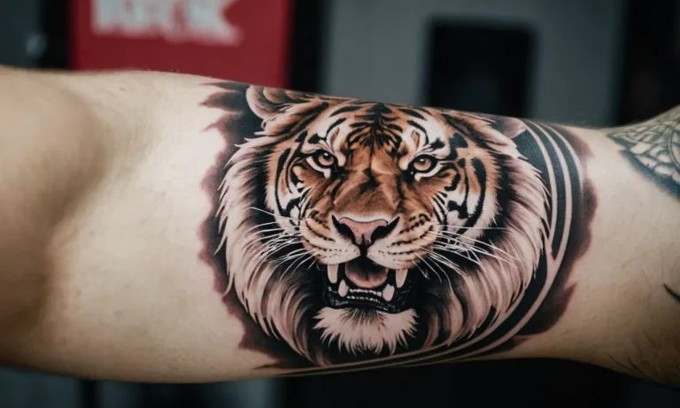 Half Lion Half Tiger Tattoo Meaning: Exploring The Symbolism Behind This Powerful Design