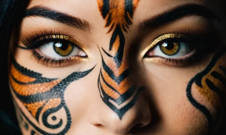 Half Tiger Half Woman Face Tattoo Meaning: A Comprehensive Guide