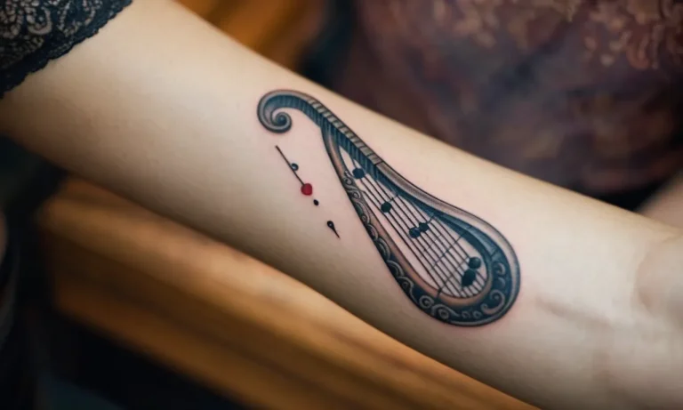 Harp Tattoo Meaning: Exploring The Symbolism And Significance