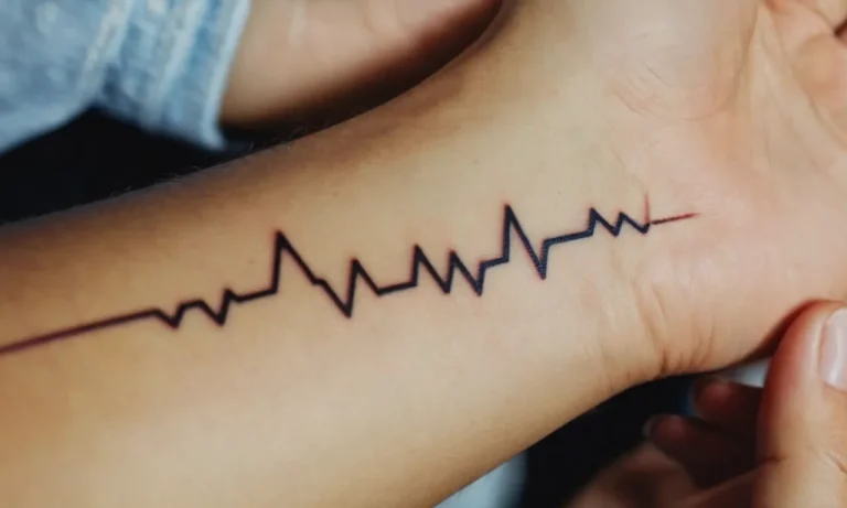 Unveiling The Profound Meaning Behind Heart Beat Tattoos