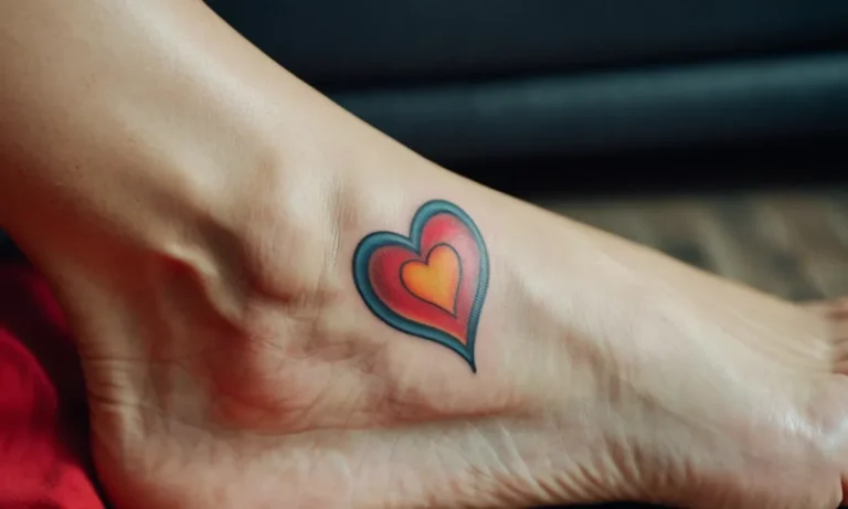 Heart Tattoo On Ankle Meaning: A Comprehensive Guide