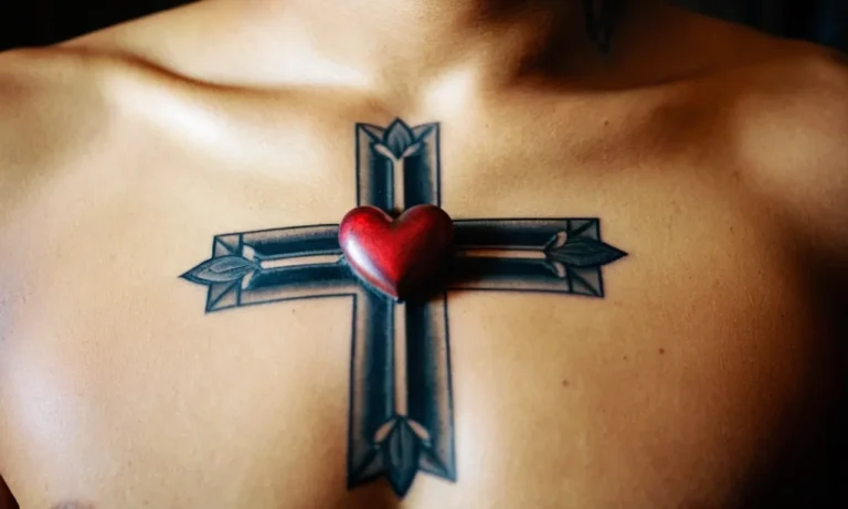 Heart With Cross Tattoo Meaning: A Comprehensive Guide