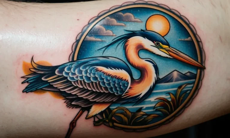 Heron Tattoo Meaning: Exploring The Symbolism And Significance