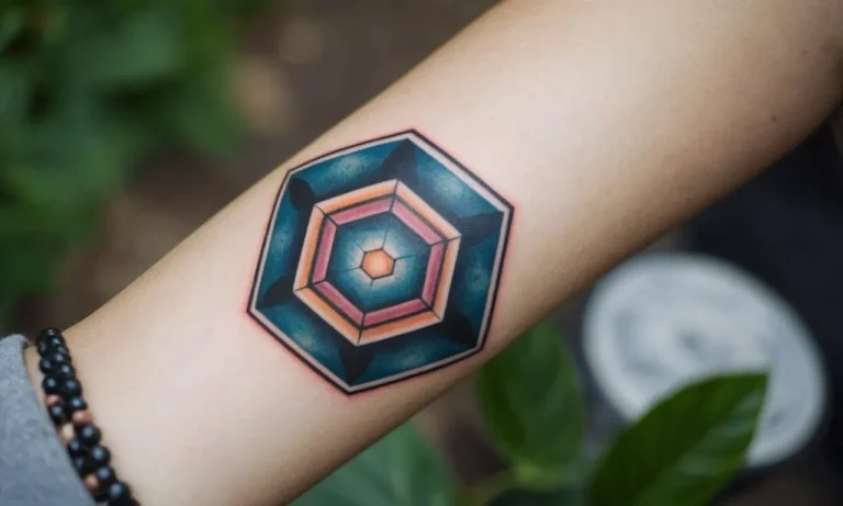 Hexagon Tattoo Meaning: Exploring The Symbolism Behind This Geometric Design