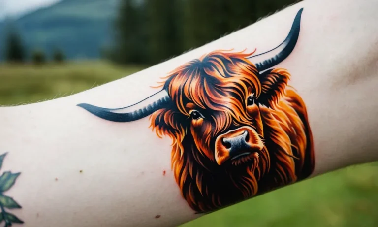 Highland Cow Tattoo Meaning: Exploring The Symbolism Behind This Iconic Design