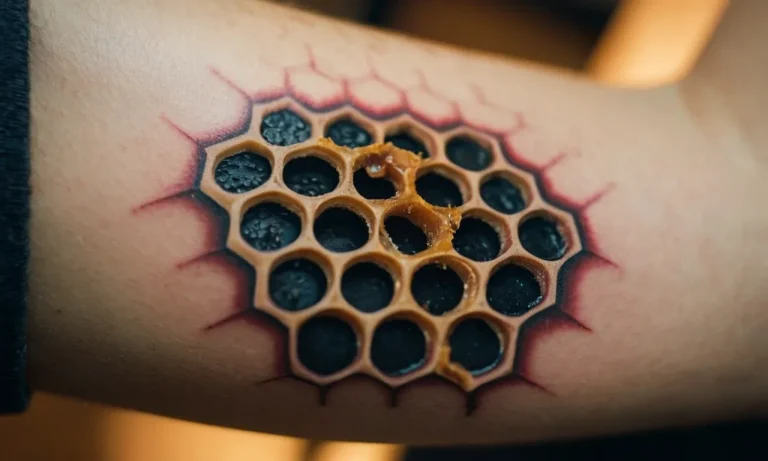 Honeycomb Tattoo Meaning: Exploring The Symbolism Behind This Intricate Design