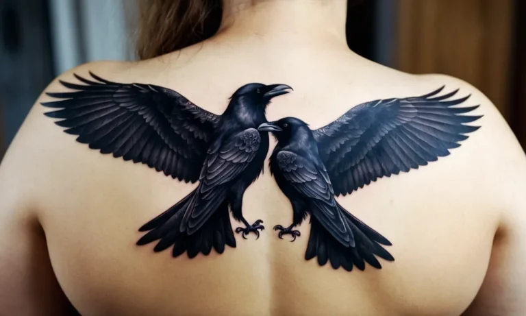 Huginn And Muninn Tattoo Meaning: Exploring The Symbolism Of Odin’S Ravens
