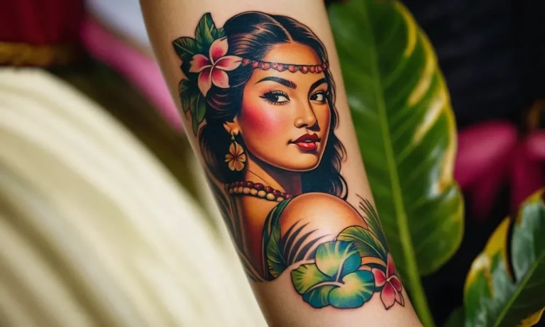 Hula Girl Tattoo Meaning: Exploring The Symbolism Behind This Iconic Design
