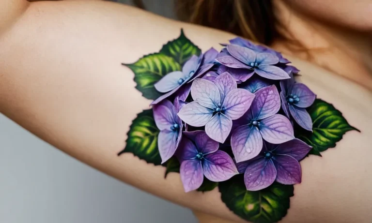 Hydrangea Tattoo Meaning: Exploring The Symbolism Behind This Captivating Floral Design