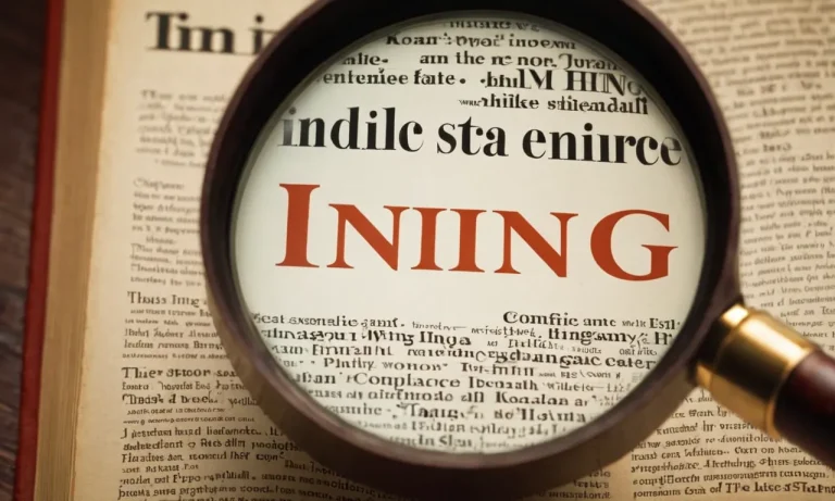 Understanding The Meaning Of ‘Ing’ In Text