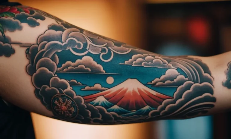 Japanese Cloud Tattoo Meaning: Exploring The Symbolism Behind This Ethereal Design