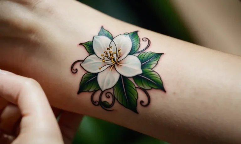 Jasmine Flower Tattoo Meaning: A Comprehensive Guide