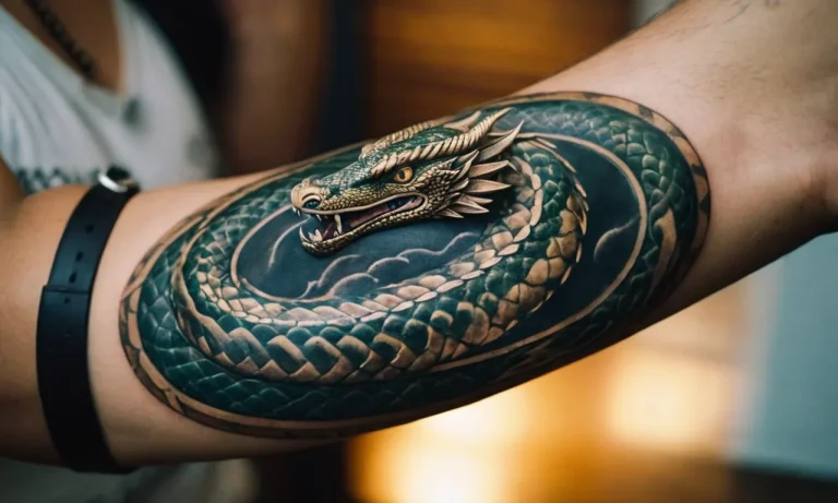 Jörmungandr Tattoo Meaning: Unveiling The Symbolism Of The Mighty Ouroboros