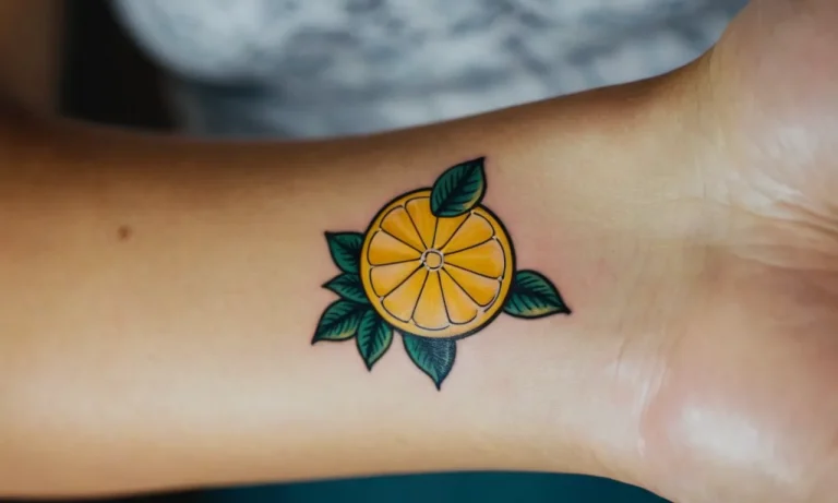 Lemon Tattoo Meaning: Exploring The Symbolism And Significance