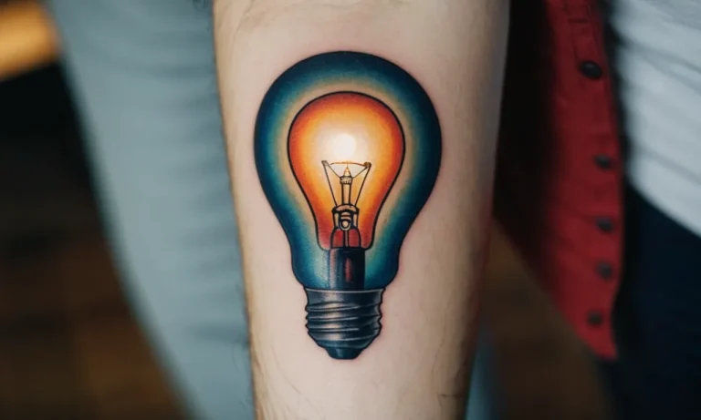 Light Bulb Tattoo Meaning: Unveiling The Symbolism Behind This Illuminating Design