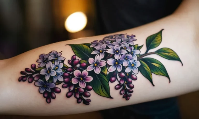 Lilac Tattoo Meaning: Exploring The Symbolism And Significance