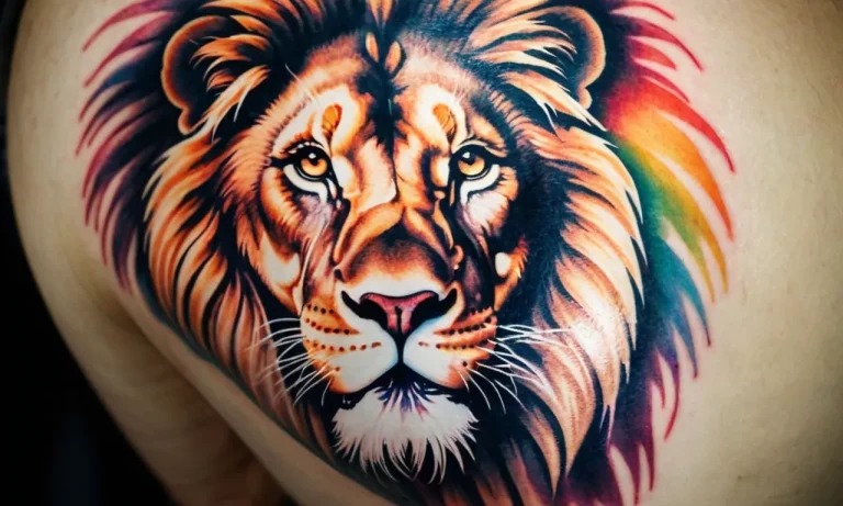 Lion And Cross Tattoo Meaning: Exploring The Symbolism Behind This Powerful Design
