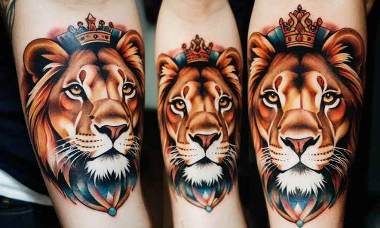 Lion And Cub Tattoo Meaning: Exploring The Symbolism Behind This Powerful Design