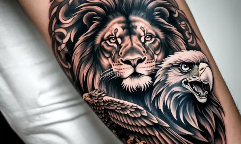 Lion And Eagle Tattoo Meaning: Symbolism And Significance Unveiled