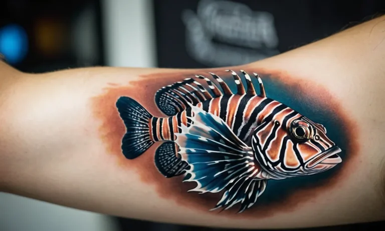 Lionfish Tattoo Meaning: Exploring The Symbolism And Significance