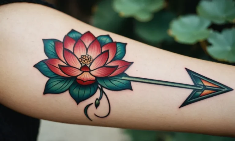 Lotus Arrow Tattoo Meaning: Exploring The Symbolism And Cultural Significance