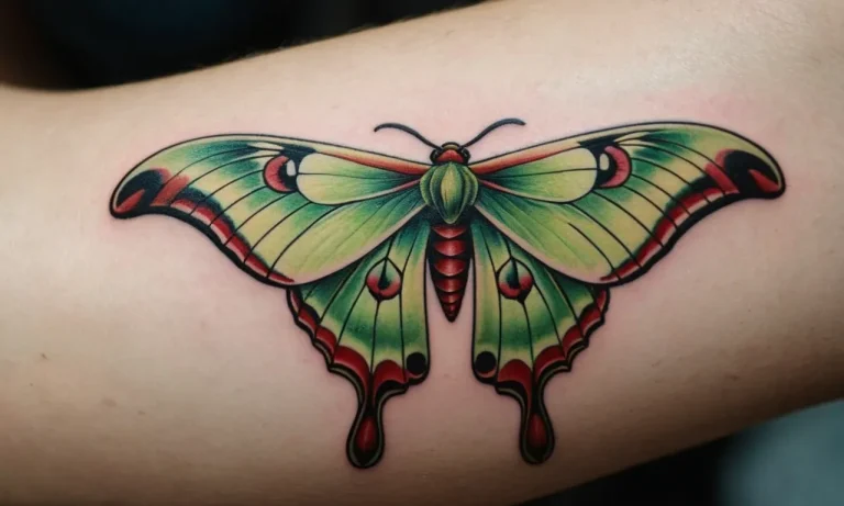 Luna Moth Tattoo Meaning: Unveiling The Symbolism Behind This Ethereal Design