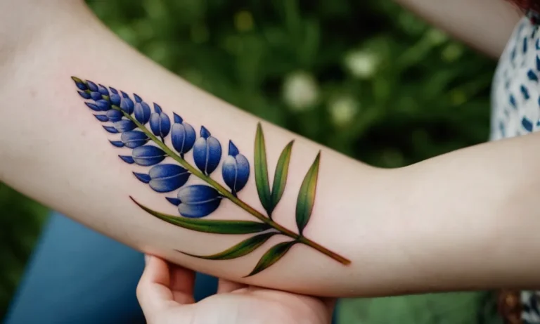 Lupine Tattoo Meaning: Exploring The Symbolism Behind This Captivating Floral Design