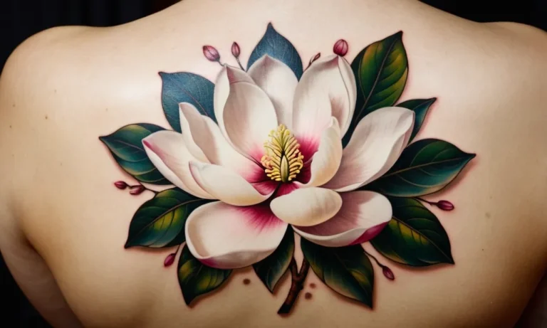 Magnolia Tattoo Meaning: Exploring The Symbolism Behind This Captivating Floral Design