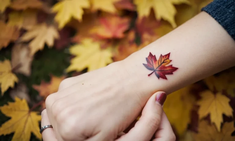 Maple Leaf Tattoo Meaning: A Comprehensive Guide