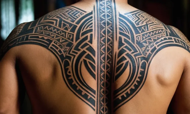 Meaning Of Filipino Tribal Tattoo Designs: A Comprehensive Guide