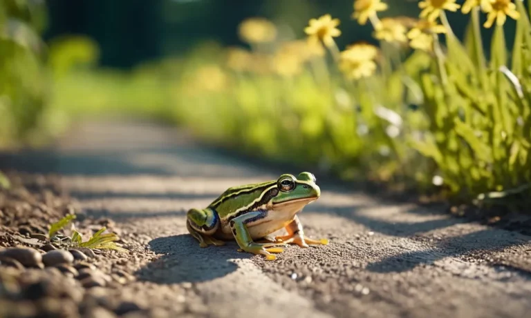 The Meaning Of A Frog Crossing Your Path: Exploring Cultural Beliefs And Superstitions