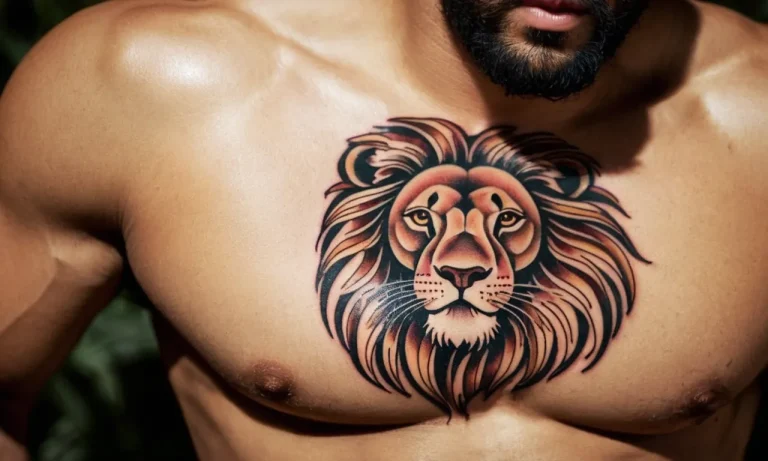 The Symbolic Meaning Of A Lion Tattoo: Exploring The Powerful Significance