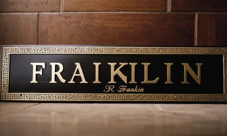 Unveiling The Profound Meaning Of The Name Franklin In Hebrew