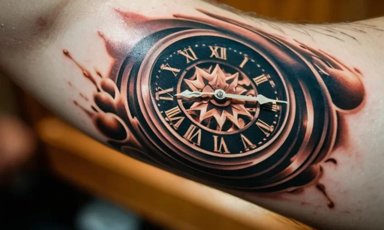 Melting Clock Tattoo Meaning: Exploring The Surreal And Symbolic
