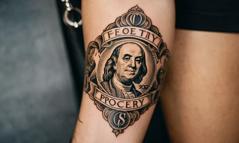 Unveiling The Symbolic Meaning Of Money Bag Tattoos