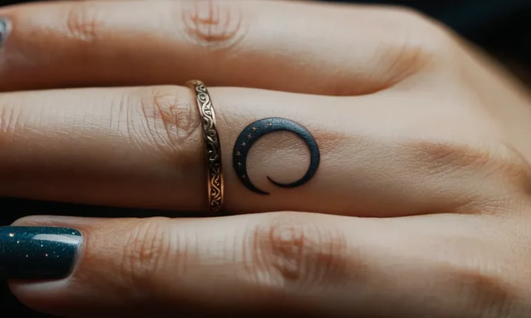 Moon Finger Tattoo Meaning: Unveiling The Symbolism Behind This Enigmatic Design