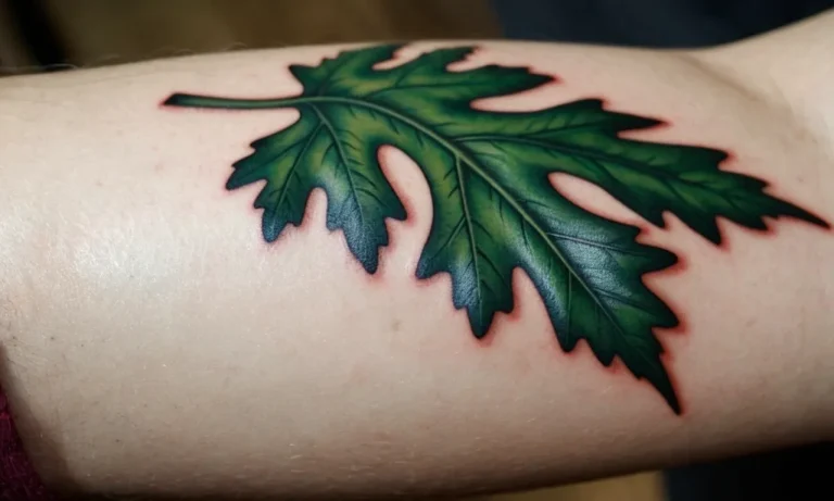 Oak Leaf Tattoo Meaning: Exploring The Symbolism And Significance