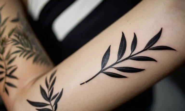 Olive Branch Tattoo Meaning: A Symbol Of Peace, Victory, And Renewal