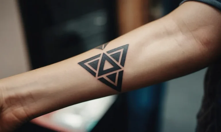 Open Triangle Tattoo Meaning: Exploring The Symbolism And Significance