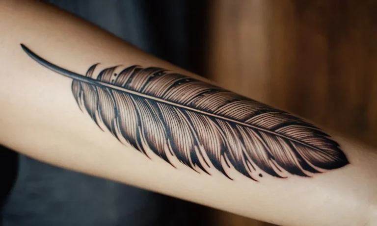 Unveiling The Profound Symbolism Of Owl Feather Tattoos
